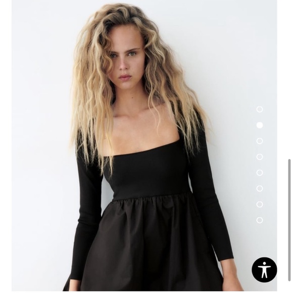 BLOGGER FAVORITE Zara black party dress NWT - Picture 4 of 16